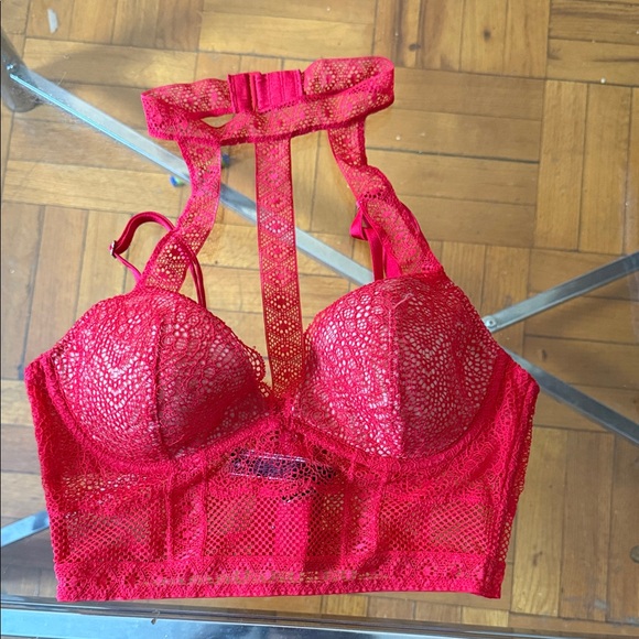 Victoria's Secret Other - Victoria’s Secret Red Lace Women's Bralette